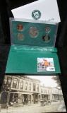 Early 1900 Postcard of Bridge St. Richmond, Vermont & 1994 S Five-piece U.S. Proof Set, original as