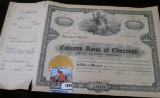 Early Unissued Stock Certificate 