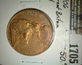 1906 High Grade Great Britain Large Penny.