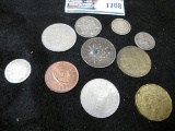 Mixture of both Silver and non-silver Foreign Coins, including 1918 & 1941 Netherlands Silver Ten ce