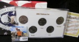 2004 Five-Piece Platinum Edition State Quarter Set in original box of issue.