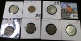 (7) Foreign Coins dating back to 1864; Nine-piece Set of John Deere V.I.P. Auction Currency & a Fore