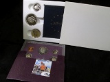 1985 S U.S. Proof Set in original box of issue & 1976 S Three-piece U.S. Silver Proof Set in origina