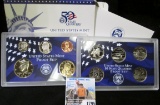 2001 S Ten-piece U.S. Proof Set, original as issued.