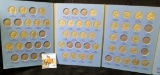 Partial Set of Jefferson Nickels in a blue Whitman folder.