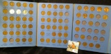 1941-76 D Set of Lincoln Cents in a blue Whitman folder. (73 pcs.).