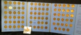 1941-75 Set of Lincoln Cents in a blue Whitman folder. (88 pcs.).