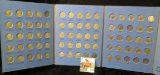 1946-78 Partial Set of Roosevelt Dimes in an old blue Whitman Folder. (47 Silver, 23 clad).