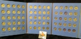 1946-78 Partial Set of Roosevelt Dimes in an old blue Whitman Folder. (48 Silver, 22 clad).