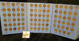 1909 P VDB-40 S Partial set of Lincoln Cents in a blue Whitman folder, Missing several of the Key da