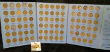 1909 P VDB-40 S Partial set of Lincoln Cents in a blue Whitman folder, Missing the 1909 S VDB, 09 S,