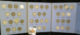 1892-1905 S Partial Set of Barber Quarters in a blue Whitman folder. Includes, an 1892 P, 93 P, O, 9