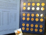 1941-72 Uncirculated Lincoln Cent Set mounted in a Deluxe Whitman Album.