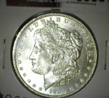 1890 P Gem BU Morgan Silver Dollar.