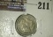 1868 U.S. Three Cent Nickel.