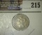 1871 U.S. Three Cent Nickel.