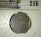 1864 Civil War Date U.S. Two Cent Piece.