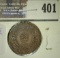 1861 Novia Scotia Half Cent - XF    First coin in a real nice group of Canadian half cents, large ce