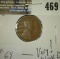 1922 D Lincoln Cent - Very!! Weak D - almost pass for plain