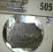 Scottish Communion Token From The Relief Church Coldstream Catalog Number G-81