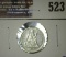 Beautiful High Grade 1860 P Seated Half Dime