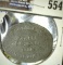 Oval Scottish Communion Token Dated 1811 From Colace