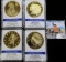 (4) Gold Plated Replica Gold Coins