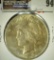 1923 P U.S. Silver Peace Dollar.