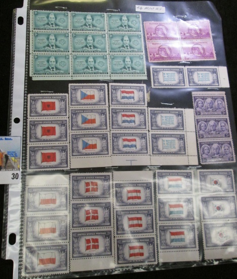 (44) Mint U.S. Stamps.