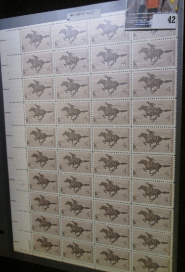 (40) Mint, unused U.S. Stamps.