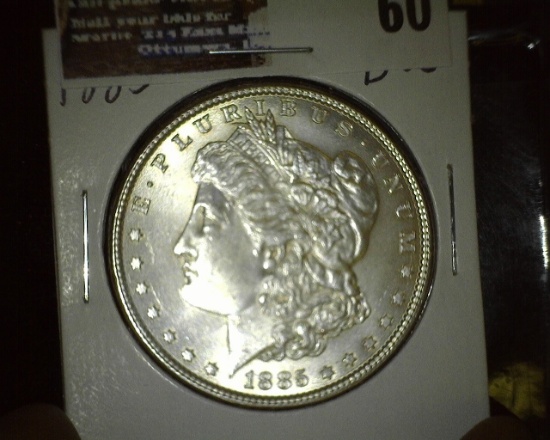 1885 P Morgan Silver Dollar, BU.