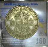 1938 Great Britain Silver Half Crown.