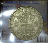 1931 Great Britain Silver Half Crown.