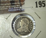 1833 Capped Bust Dime. Full Liberty.