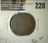 1868 U.S. Two Cent Piece.