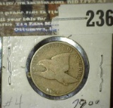 1857 U.S. Flying Eagle cent.