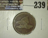 1858 Small Letters U.S. Flying Eagle cent.