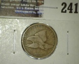 1858 U.S. Flying Eagle cent.