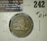 1858 U.S. Flying Eagle cent.
