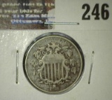 1868 U.S. Shield Nickel.