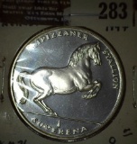 1994 Republic Bosna I Hercegovina, Lipizzaner Stallion 1 Suverena, KM 36. Proof-like.