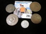 (5) Old Russian Empire Coins one is Silver.