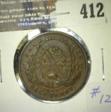 1844 Bank of Montreal Half Penny token - VG
