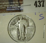 1929 - S Standing Liberty Quarter - Good