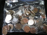 Bag of 100 + foreign coins - good mix from all over