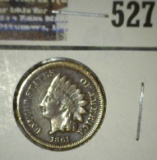 1861 Copper-nickel Indian Head Cent