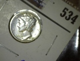 1929 P Mercury Dime