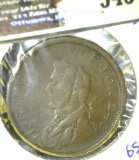 Ireland 1815 Hibernia Half Penny Token 