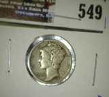 Magic Coin.  On The Front Is A Mercury Dime.  On The Reverse Is A Lincoln Wheat Cent