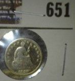 1857 Seated Half Dime